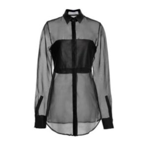 OCTAVE Gothic Long Net See Through Shirt (Ladies) (Black)