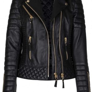 Double Zipped Rexin Biker Jacket