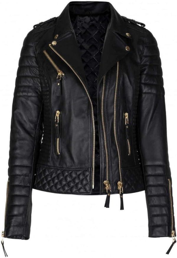 Double Zipped Rexin Biker Jacket