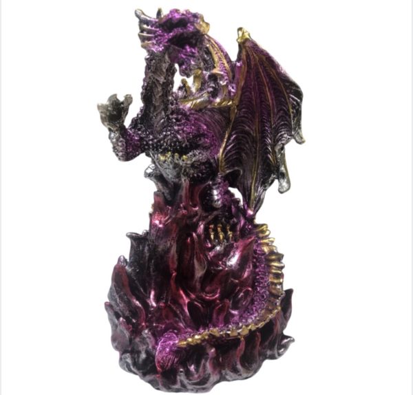 SACRED Purple Dragon Purple Fire Ornament (15cm)